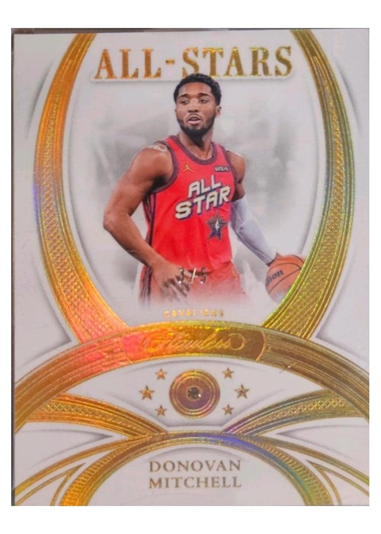 2024-25 Panini Flawless Base Gems Donovan Mitchell #125 card