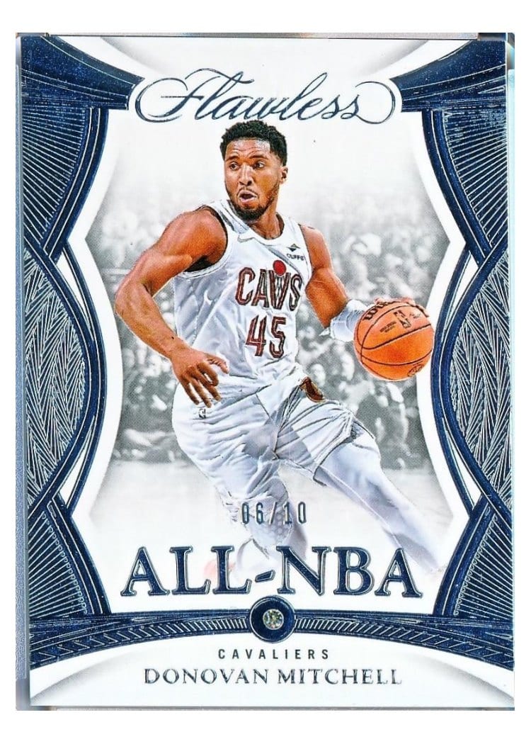 2024-25 Panini Flawless Base Gems Donovan Mitchell #194 card