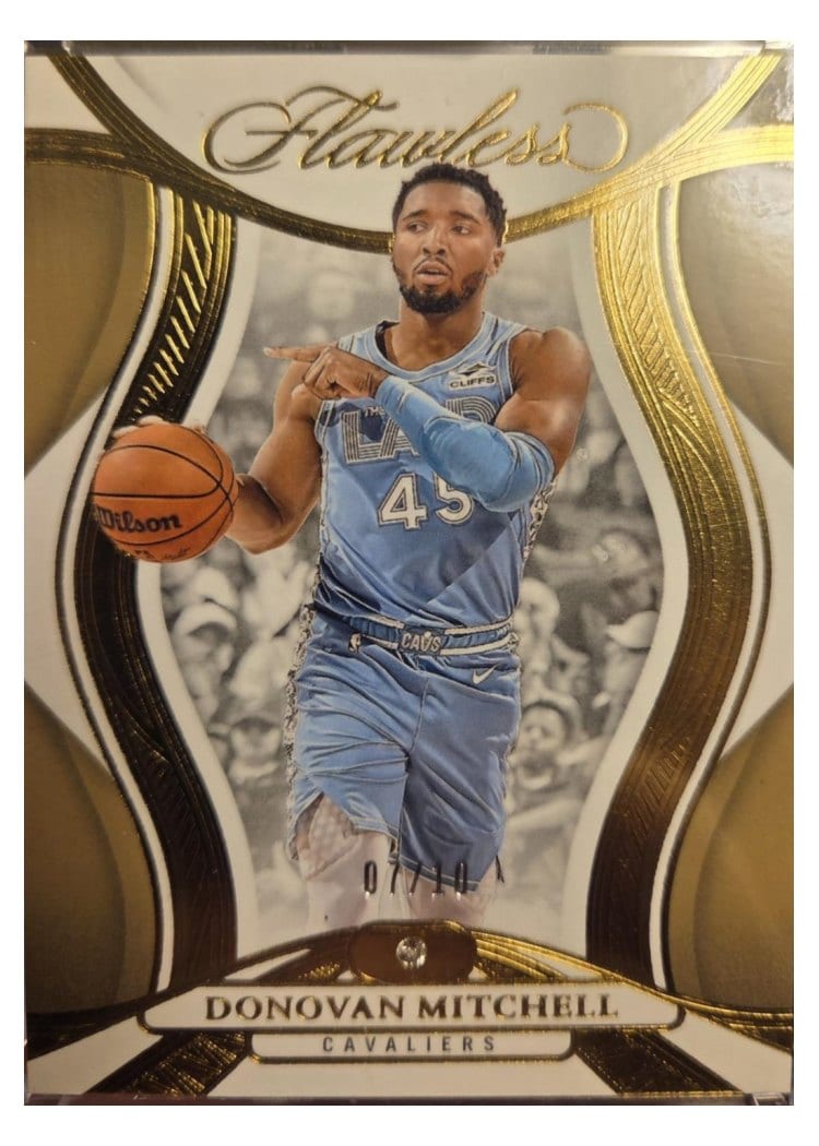 2024-25 Panini Flawless Base Gems Donovan Mitchell #56 card