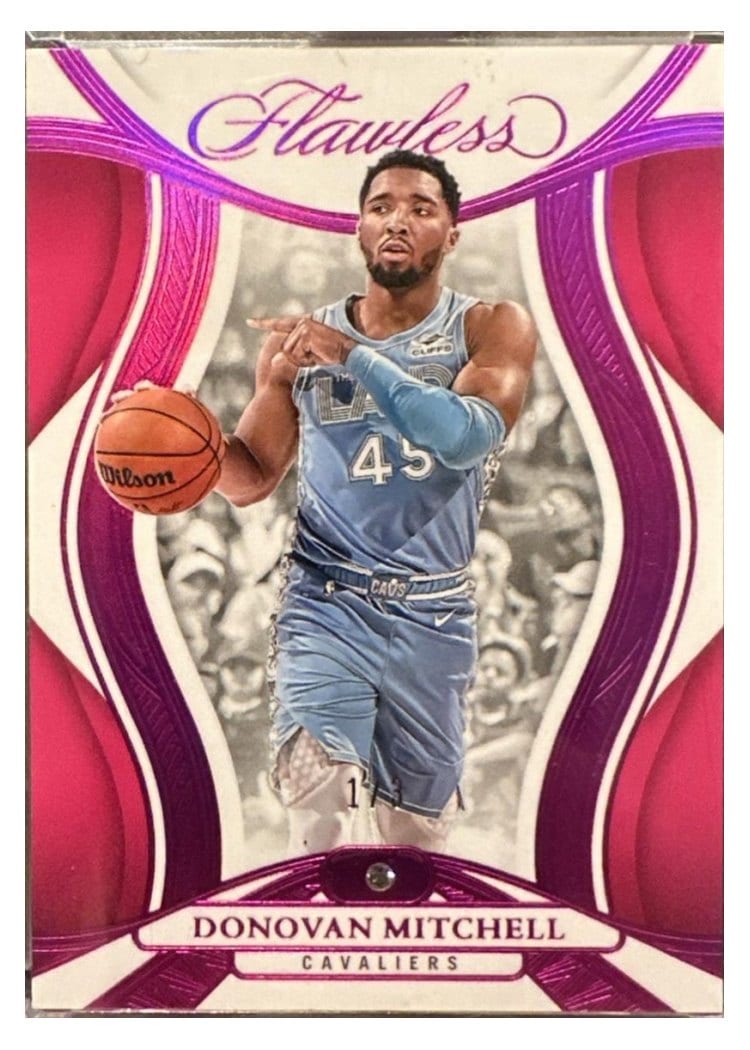 2024-25 Panini Flawless Base Gems Donovan Mitchell #56 card