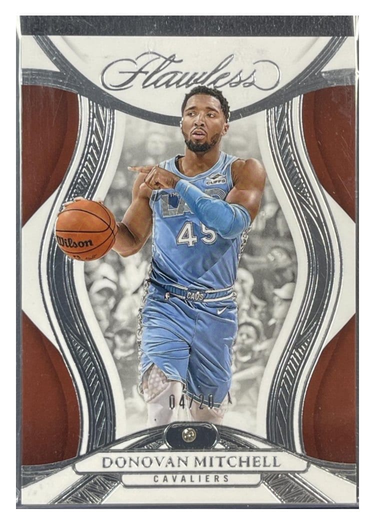 2024-25 Panini Flawless Base Gems Donovan Mitchell #56 card