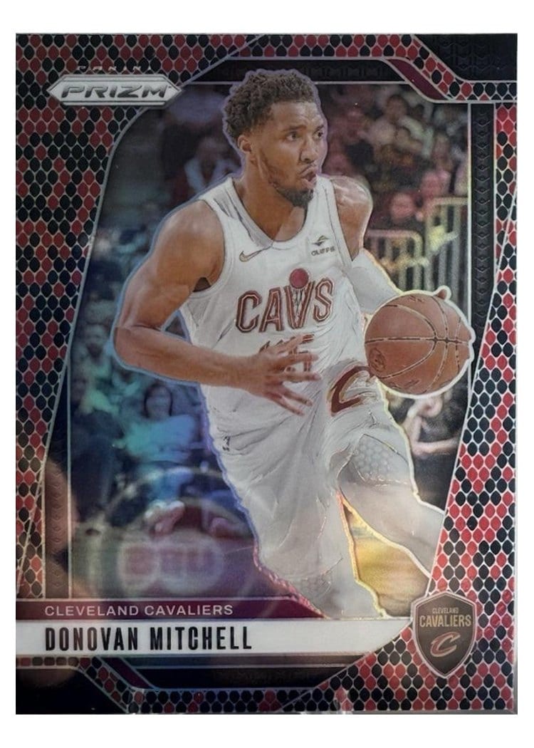 2024-25 Panini Prizm Base Set Donovan Mitchell #155 card