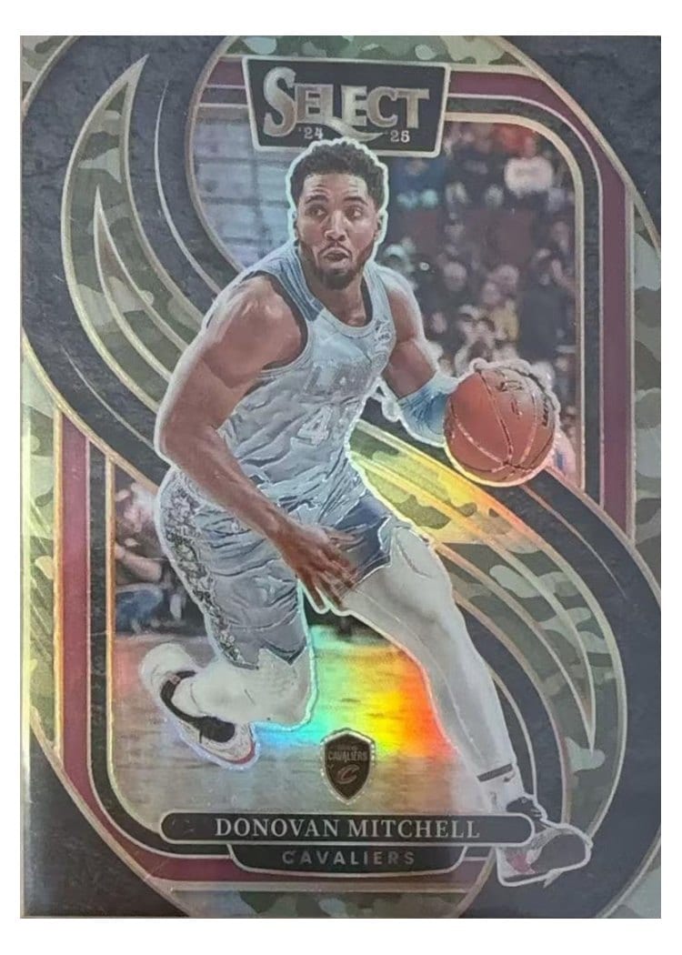 2024-25 Panini Select Base Set Donovan Mitchell #155 card