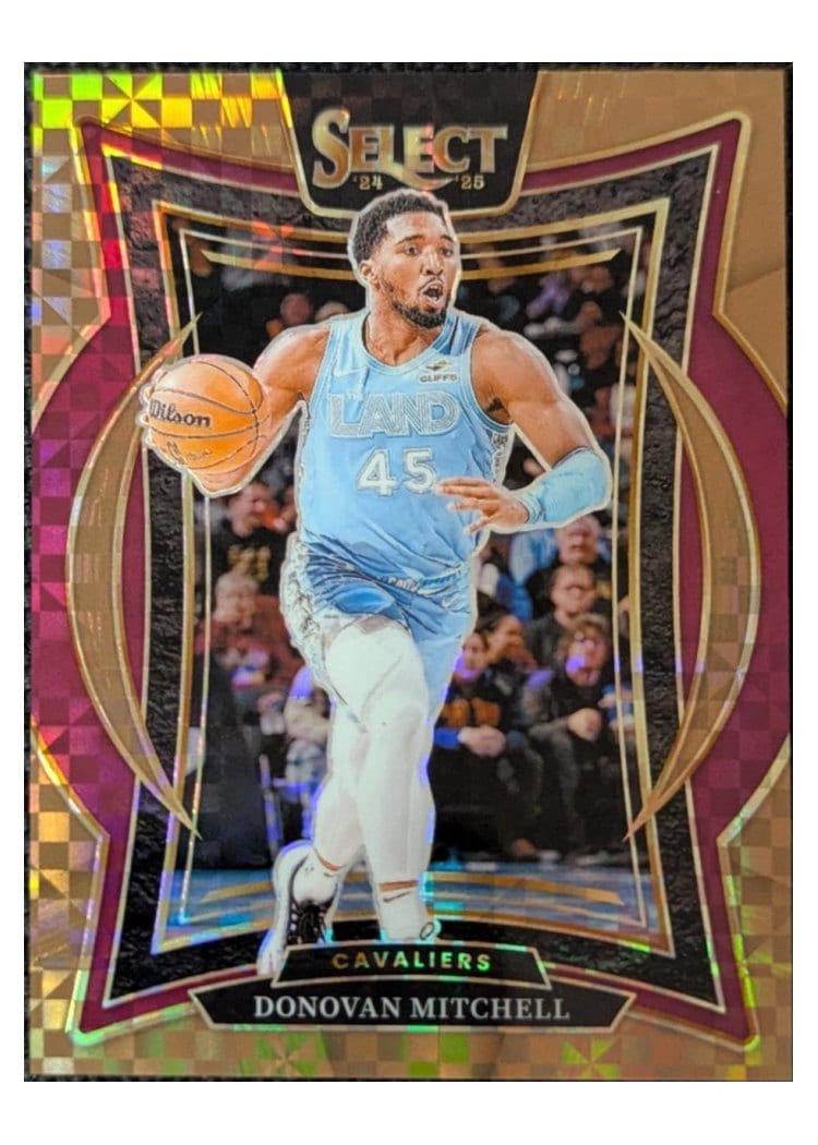 2024-25 Panini Select Base Set Donovan Mitchell #21 card