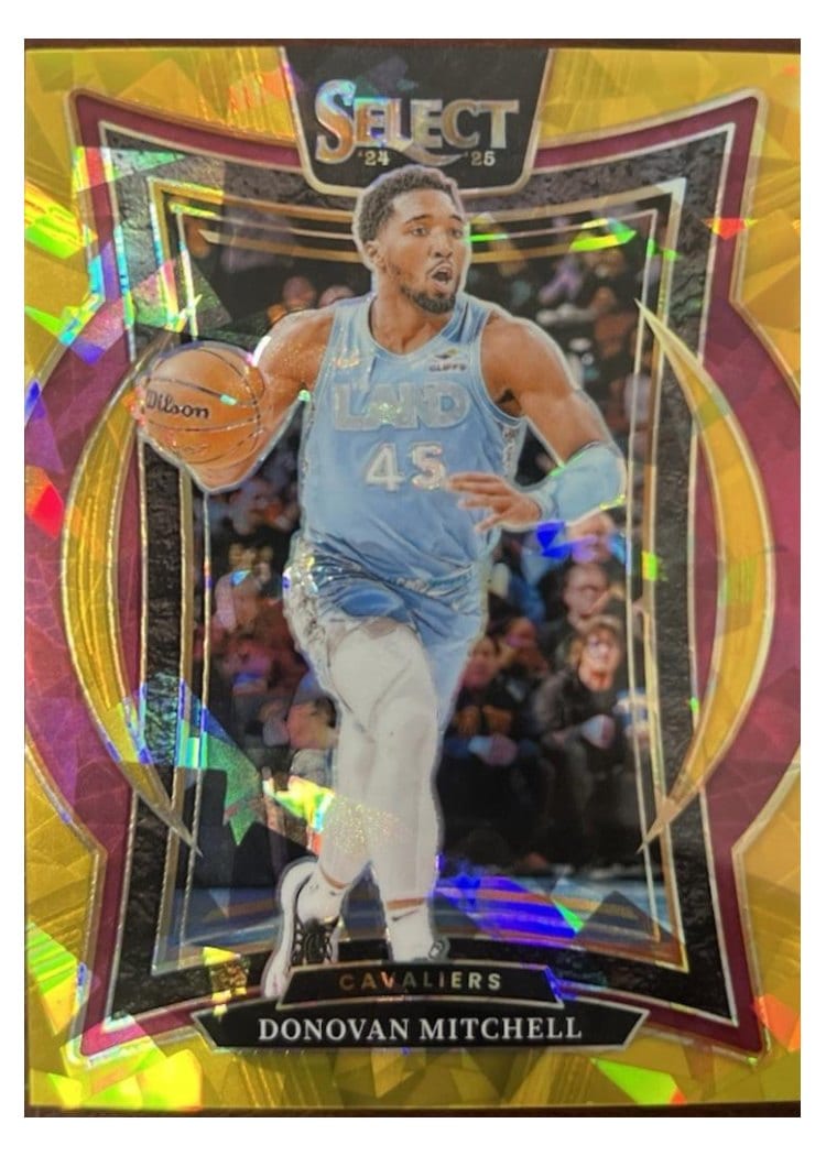 2024-25 Panini Select Base Set Donovan Mitchell #21 card