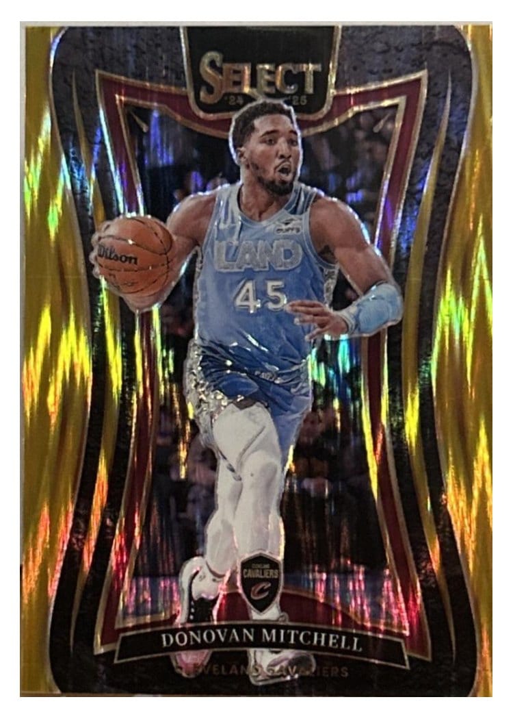 2024-25 Panini Select Base Set Donovan Mitchell #21 card