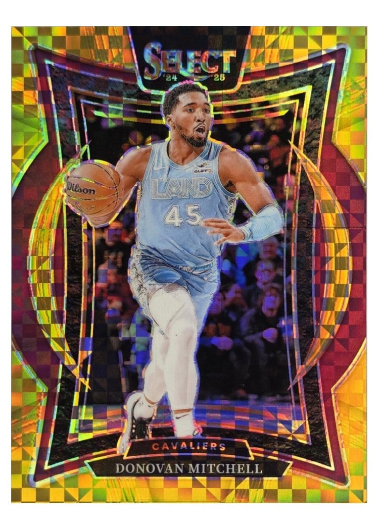 2024-25 Panini Select Base Set Donovan Mitchell #21 card