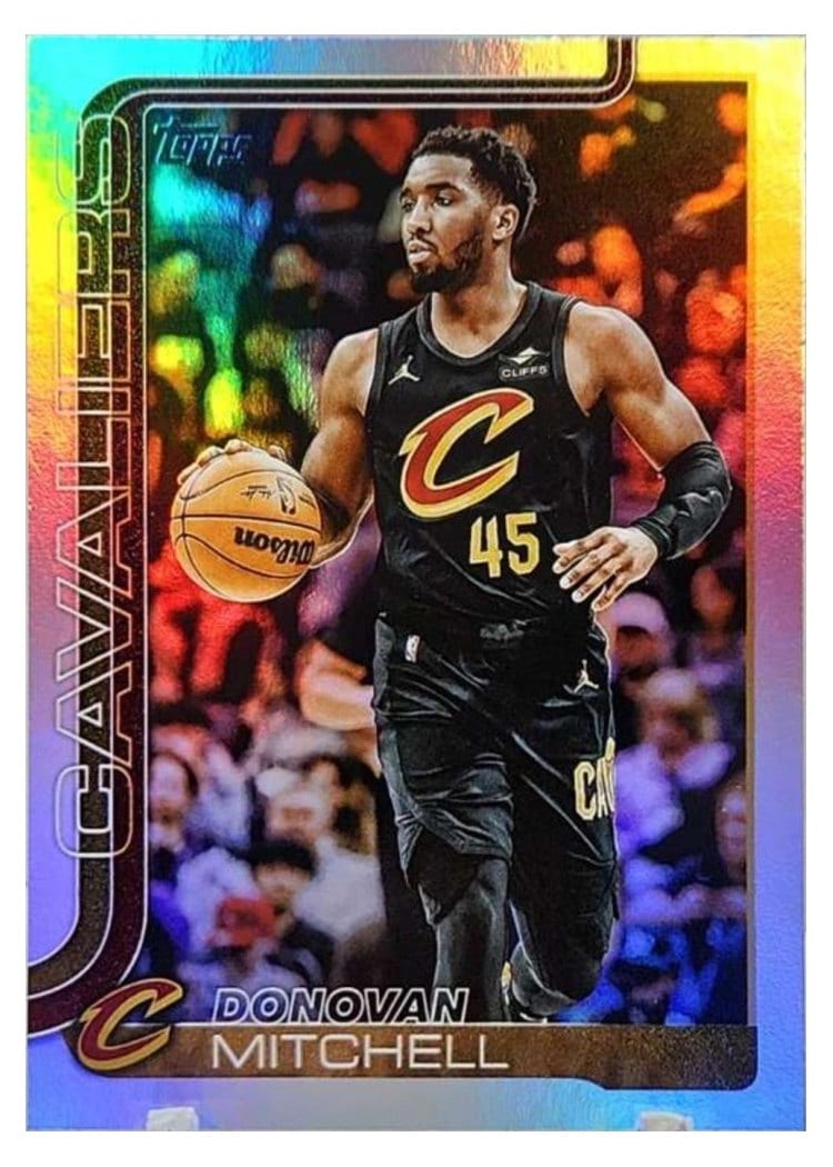 2025-26 Topps Base Set Donovan Mitchell #80 card