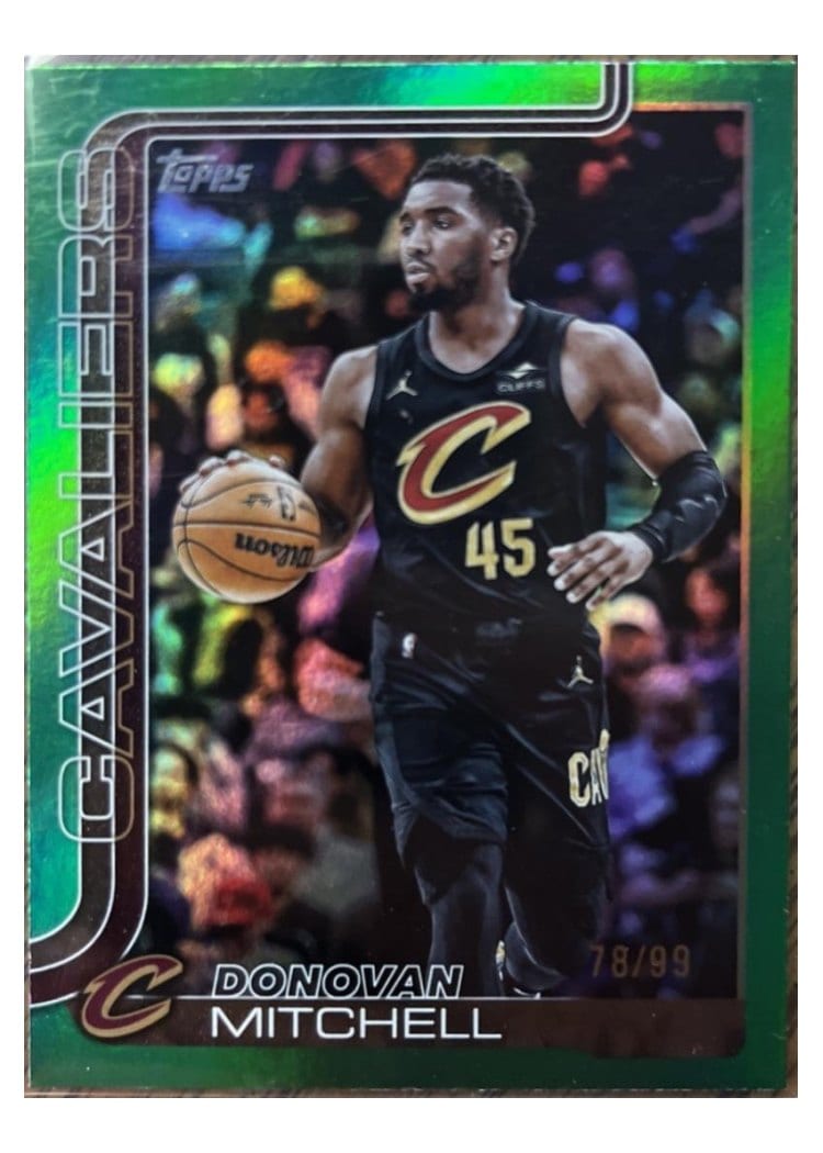 2025-26 Topps Base Set Donovan Mitchell #80 card