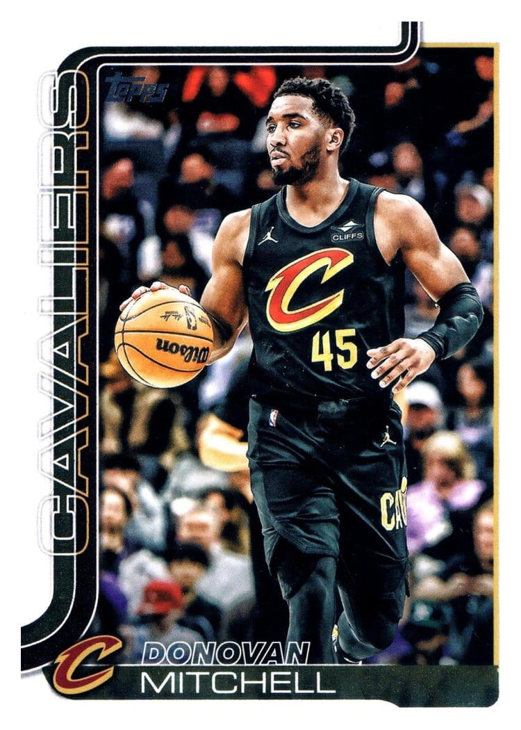 2025-26 Topps Base Set Donovan Mitchell #80 card