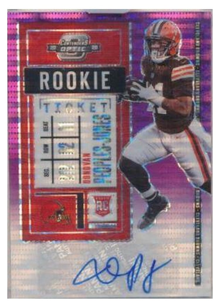 2020 Panini Contenders Optic Base Set Donovan Peoples-Jones #194 card