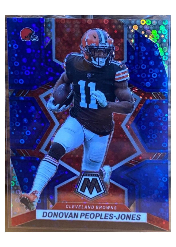 2022 Panini Mosaic Base Set Donovan Peoples-Jones #49 card
