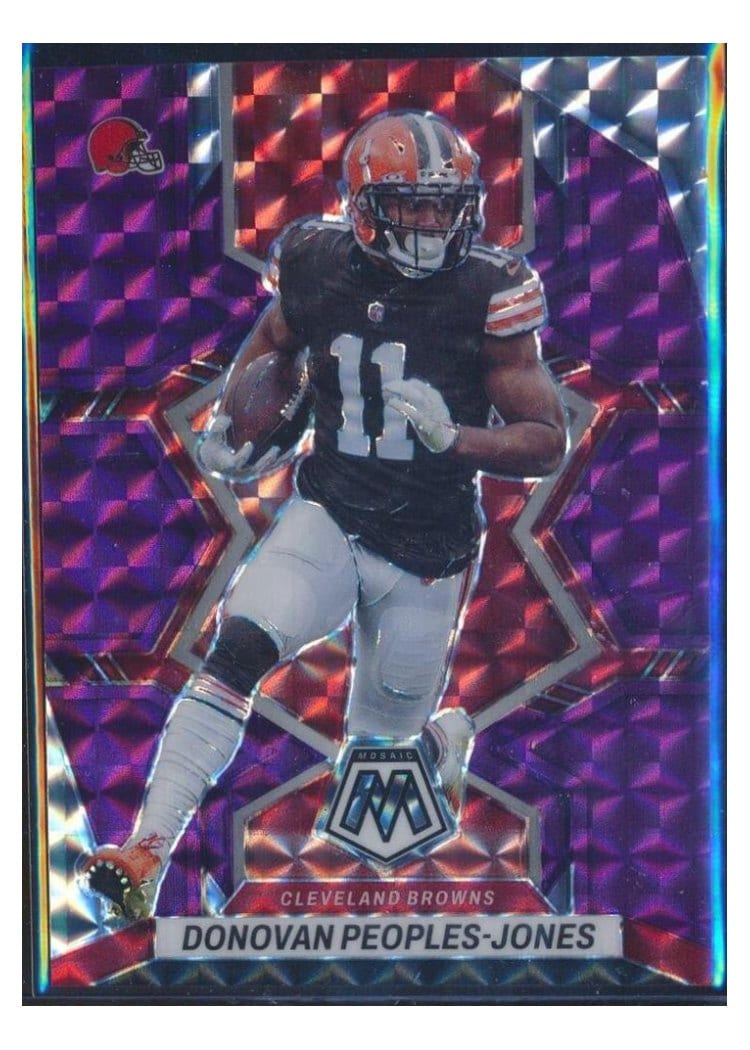2022 Panini Mosaic Base Set Donovan Peoples-Jones #49 card