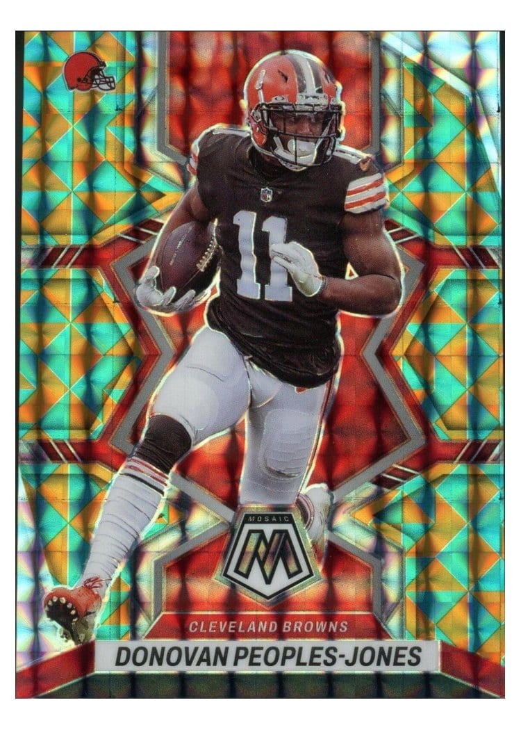 2022 Panini Mosaic Base Set Donovan Peoples-Jones #49 card