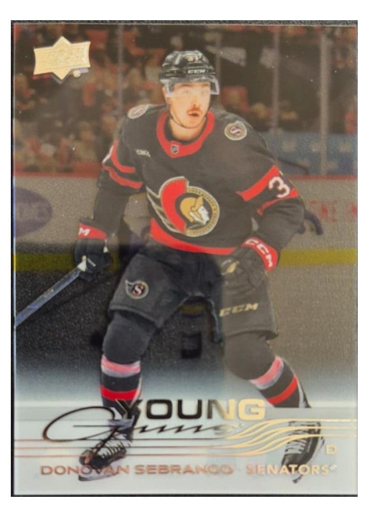 2025 Upper Deck Donovan Sebrango #229 card