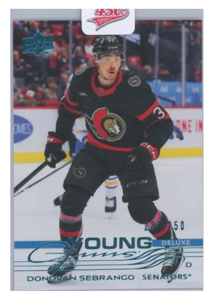 2025 Upper Deck Donovan Sebrango #229 card