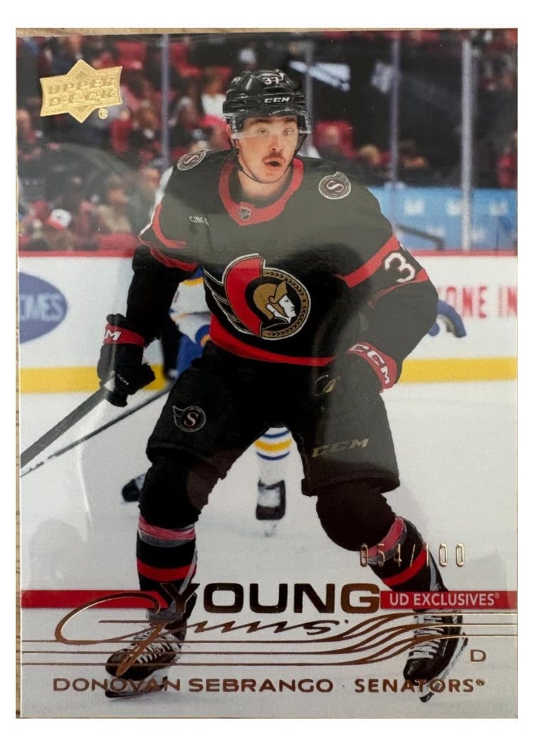 2025 Upper Deck Donovan Sebrango #229 card