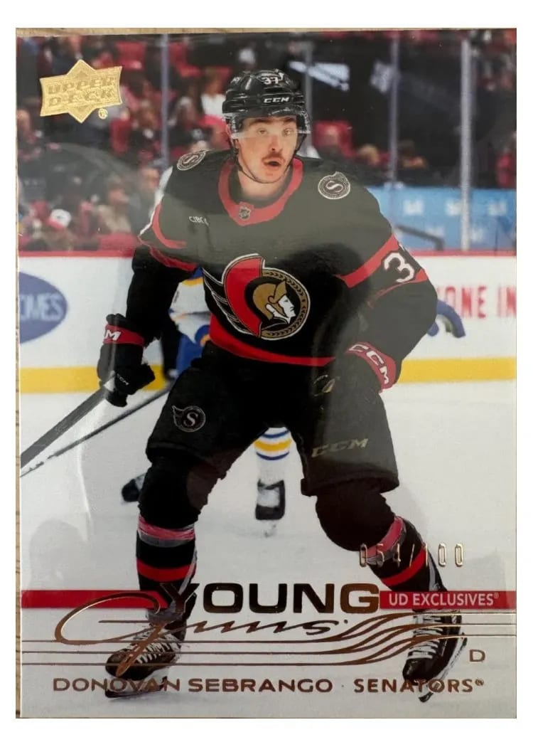 2025 Upper Deck Donovan Sebrango #229 card