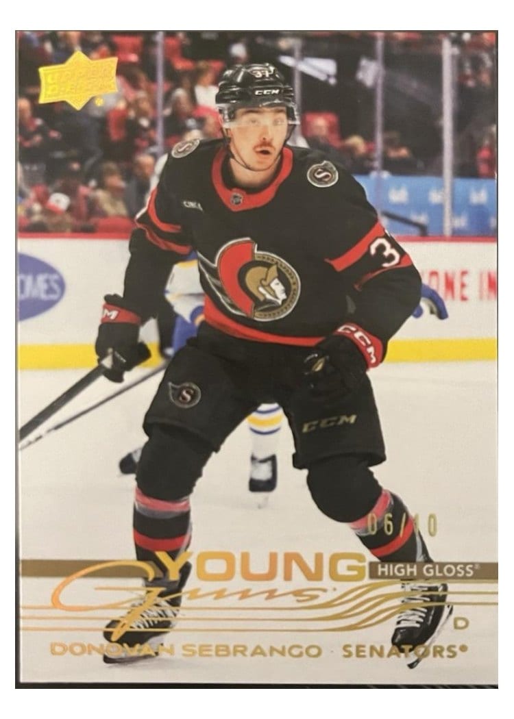 2025 Upper Deck Donovan Sebrango #229 card