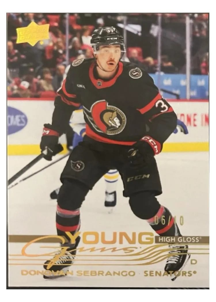 2025 Upper Deck Donovan Sebrango #229 card