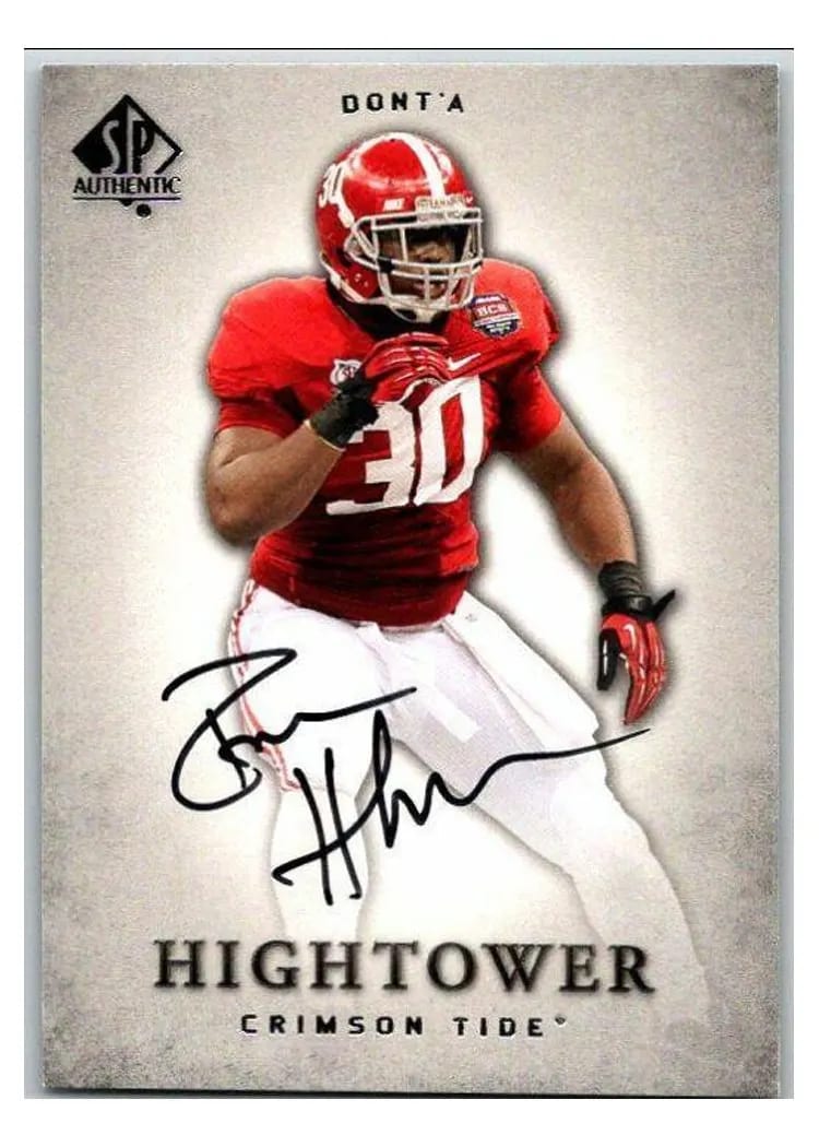 2012 SP Authentic Dont'a Hightower #7 card