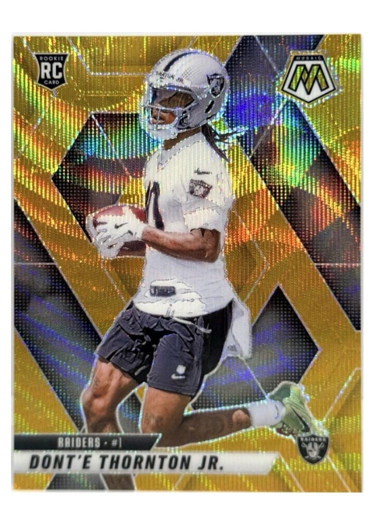 2025 Panini Mosaic Base Set Dont'e Thornton Jr. #369 card
