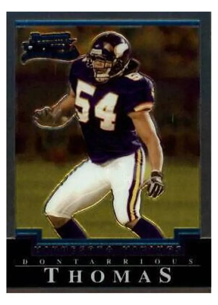 2004 Bowman Chrome Dontarrious Thomas #169 card