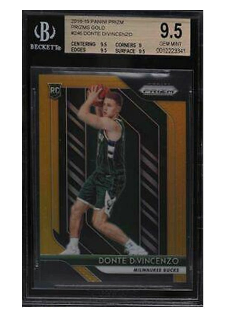 2018 Panini Prizm Donte DiVincenzo #246 card