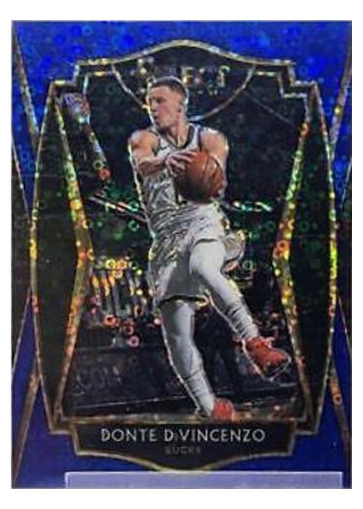 2020-21 Panini Select Base Set Donte DiVincenzo Blue Disco Prizm #116 card