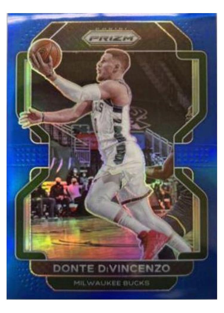 2021-22 Panini Prizm Base Set Donte DiVincenzo Blue Prizm #88 card