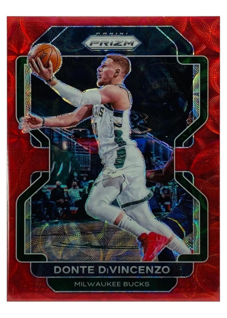 2021-22 Panini Prizm Base Set Donte DiVincenzo Red Choice Prizm #88 card