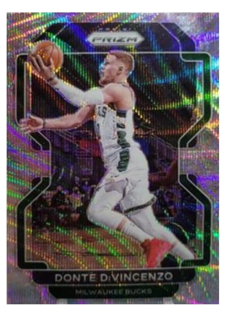 2021-22 Panini Prizm Base Set Donte DiVincenzo Silver Wave #88 card