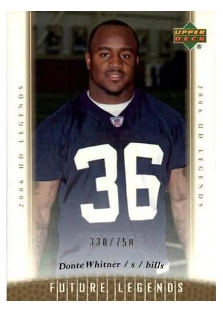 2006 Upper Deck Legends Donte Whitner #135 card