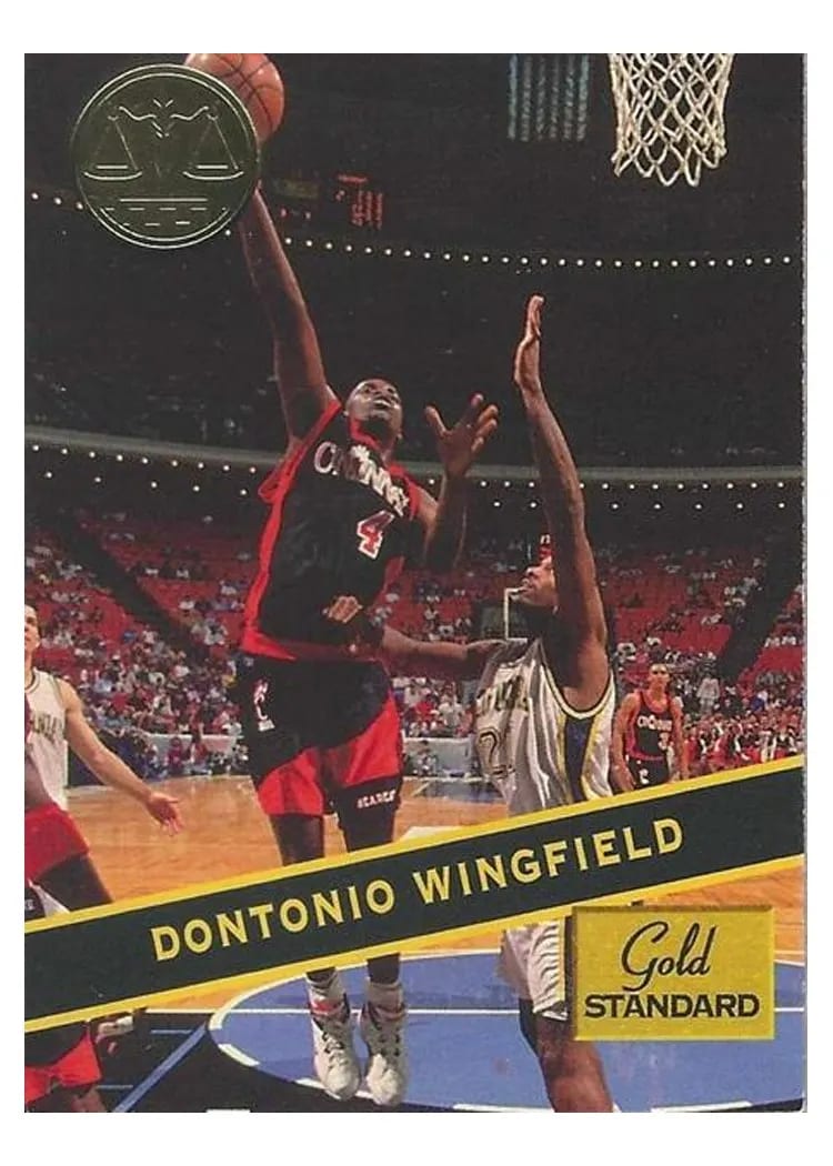 1994 Signature Rookies Gold Standard Dontonio Wingfield #24 card