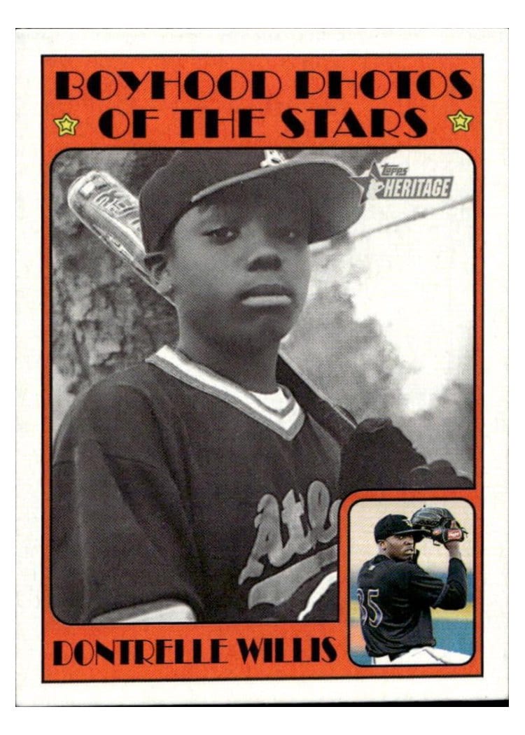 2021 Topps Heritage Minor League 1972 Topps Boyhood Photos of the Stars Dontrelle Willis #72TBPS-7 card