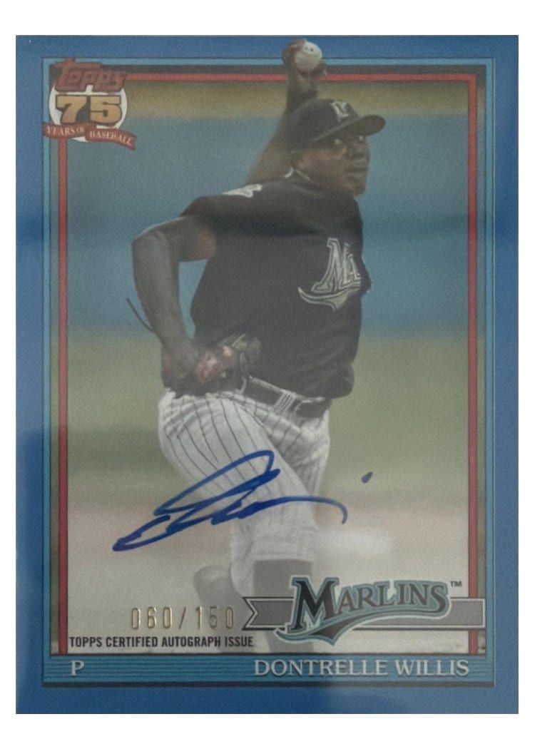 2026 Topps 1991 Topps Autographs Dontrelle Willis #91A-DON card