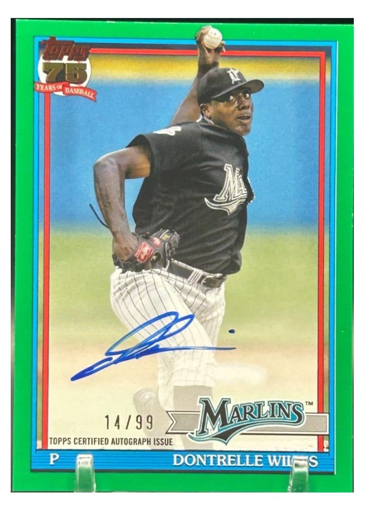 2026 Topps 1991 Topps Autographs Dontrelle Willis #91A-DON card