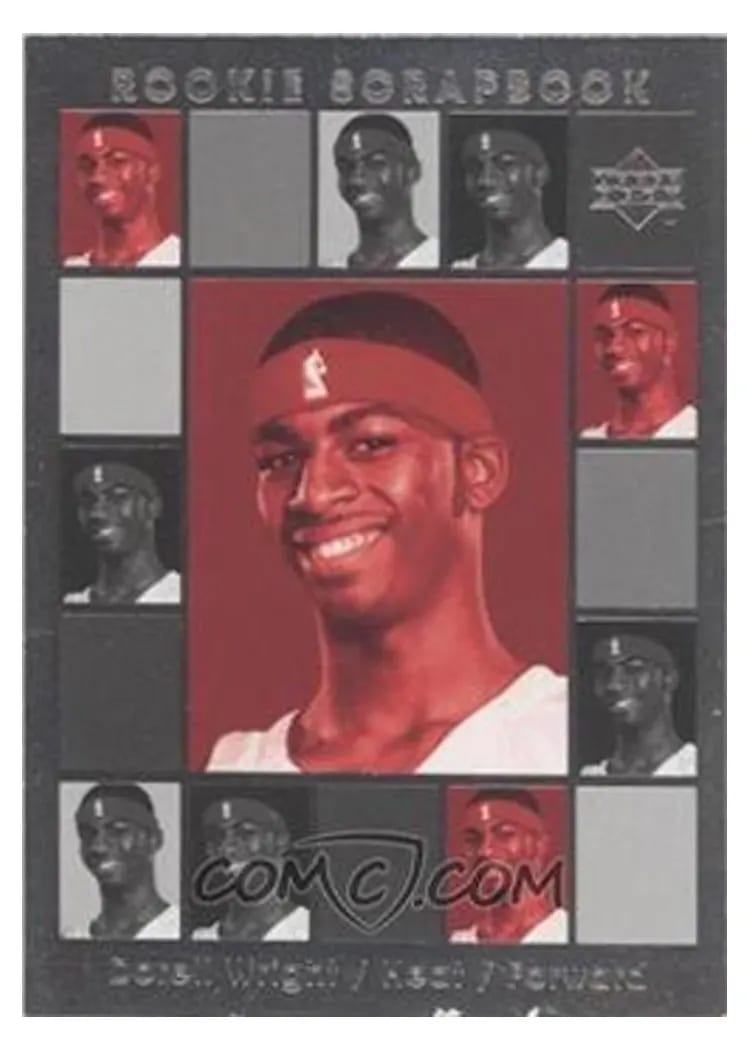 2004 Upper Deck Rookie Scrapbook Dorell Wright #RS9 card