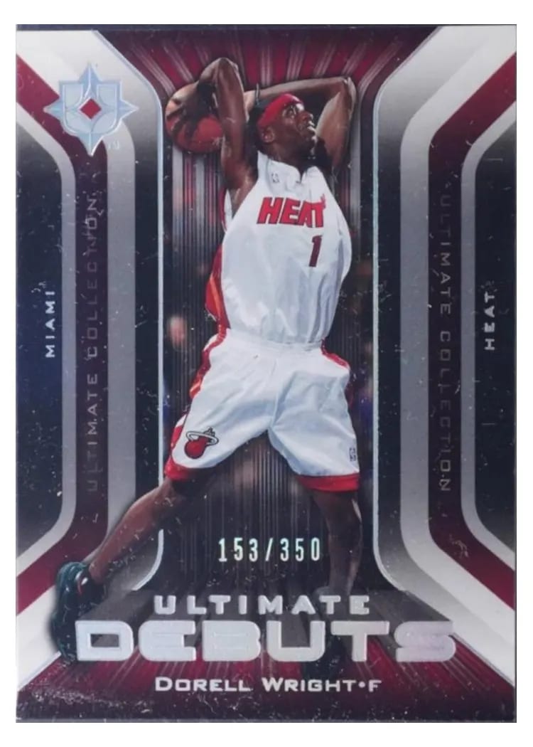2004 Upper Deck Ultimate Collection Debuts Dorell Wright #UD19 card