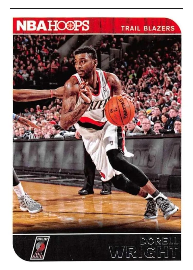 2014 Panini Hoops Dorell Wright #86 card