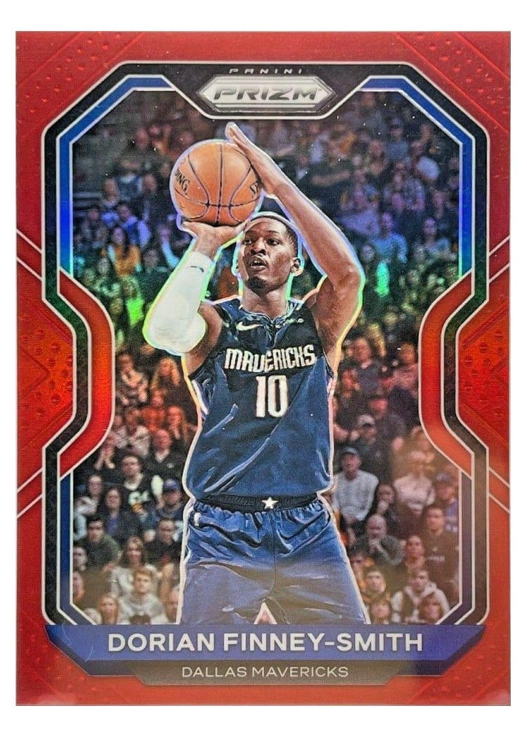 2020-21 Panini Prizm Base Set Dorian Finney-Smith Red Prizm #63 card