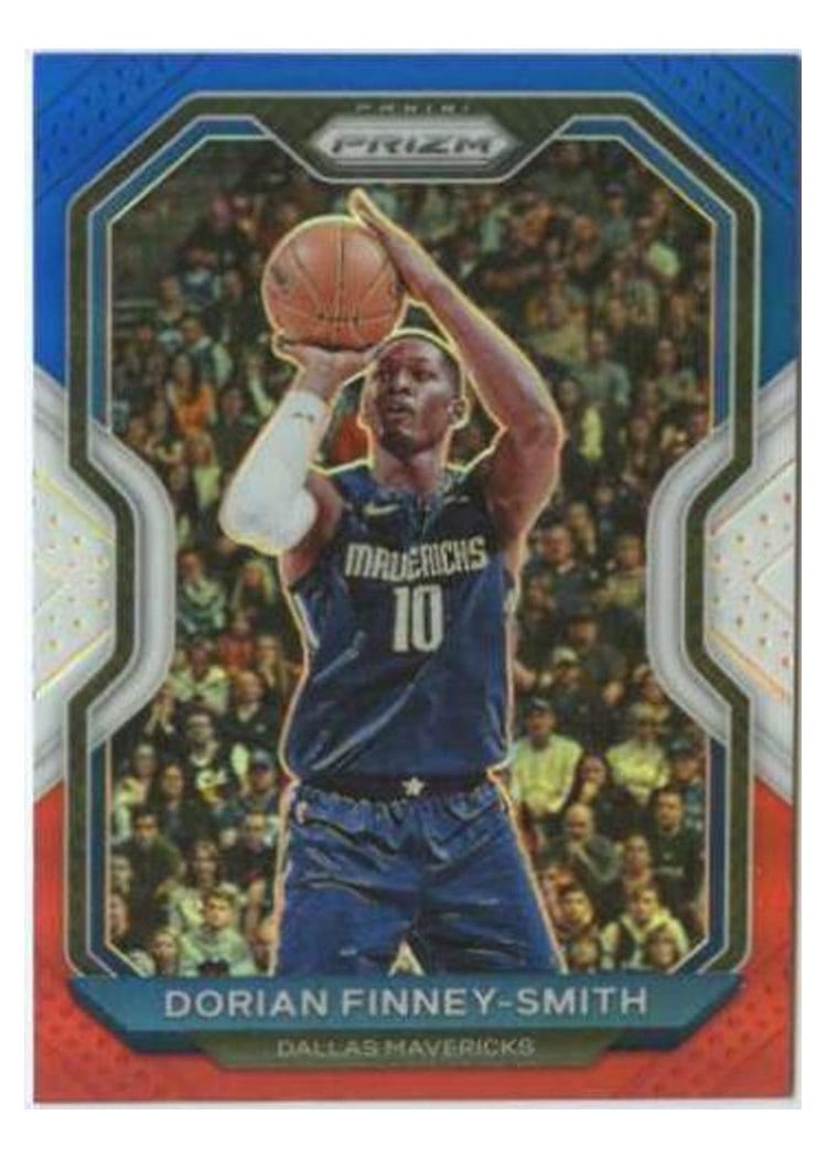 2020-21 Panini Prizm Base Set Dorian Finney-Smith Red, White, Blue Prizm #63 card