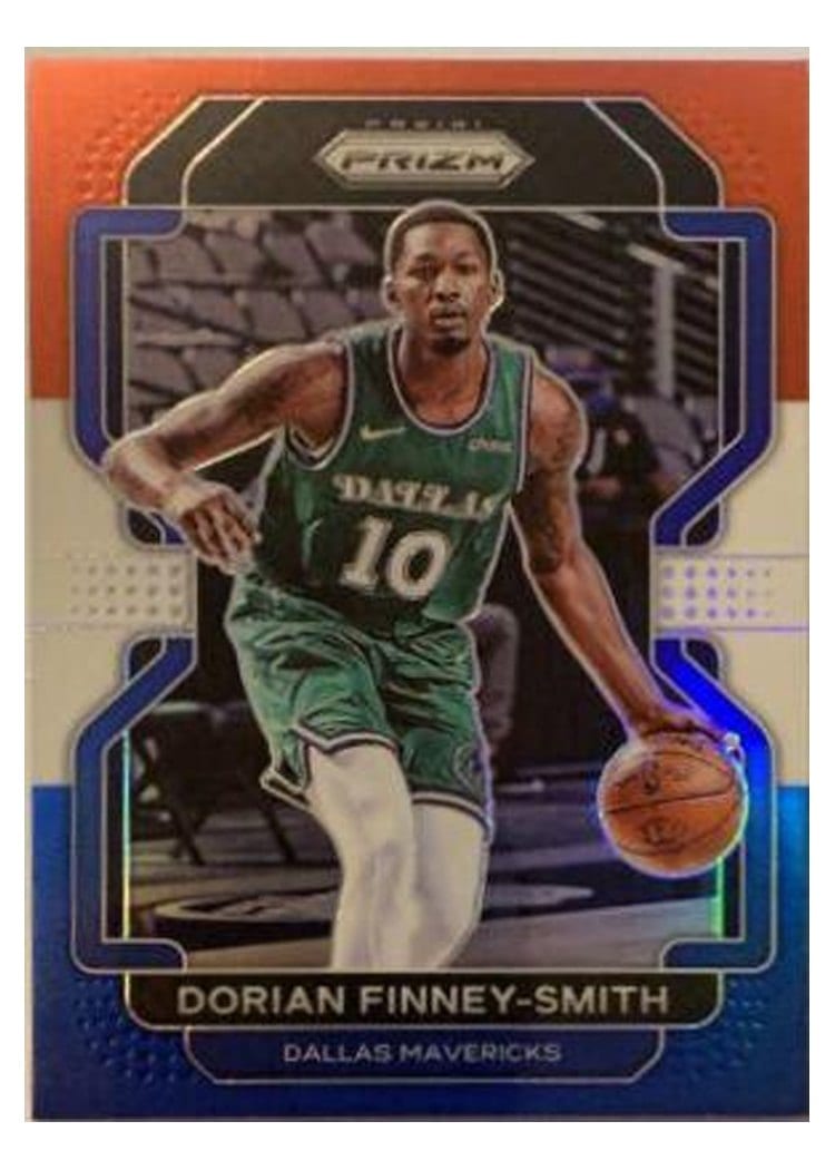 2021-22 Panini Prizm Base Set Dorian Finney-Smith Red White Blue Prizm #208 card
