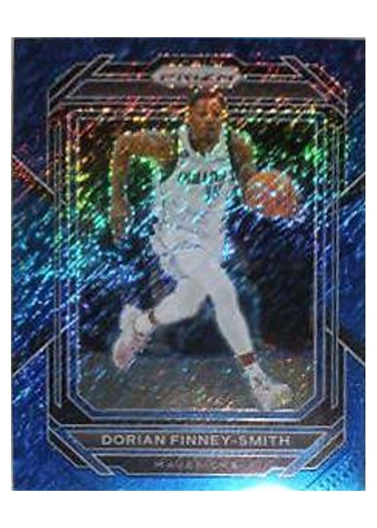 2022-23 Panini Prizm Base Set Dorian Finney-Smith Blue Shimmer Prizm #197 card