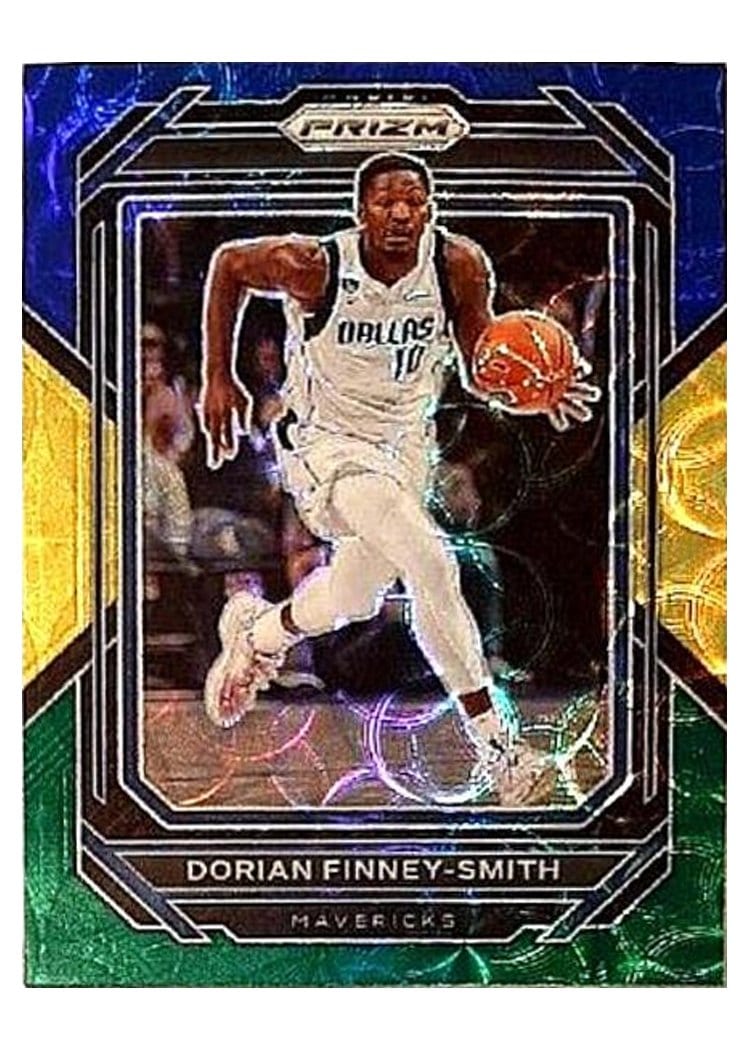 2022-23 Panini Prizm Base Set Dorian Finney-Smith Choice Blue Prizm #197 card
