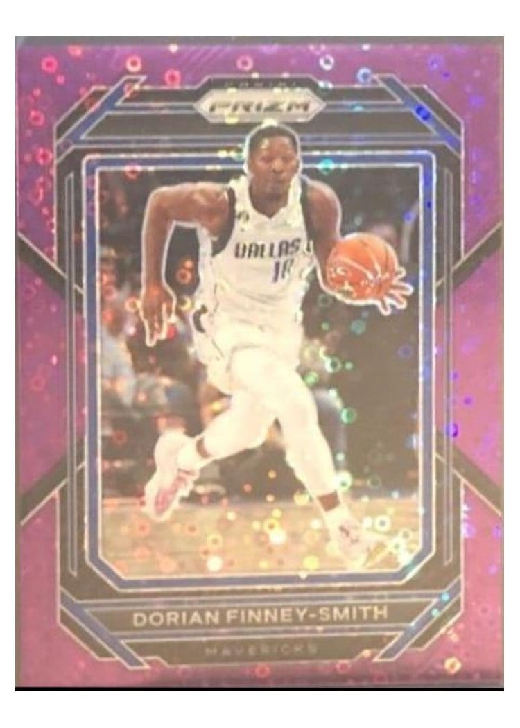 2022-23 Panini Prizm Base Set Dorian Finney-Smith Fast Break Purple Prizm #197 card