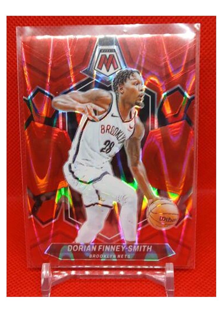 2023-24 Panini Mosaic Base Set Dorian Finney-Smith Red Seismic #99 card