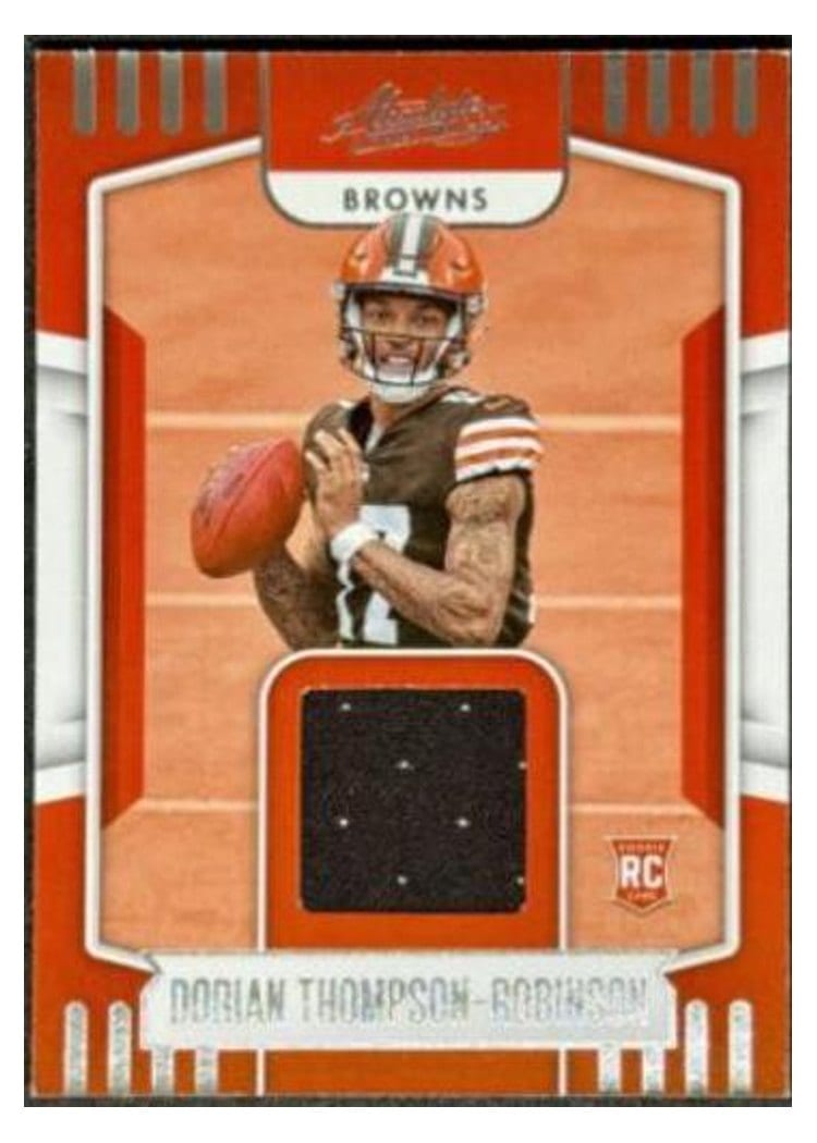2023 Panini Absolute Absolute Rookie Materials Dorian Thompson-Robinson #ARM-37 card