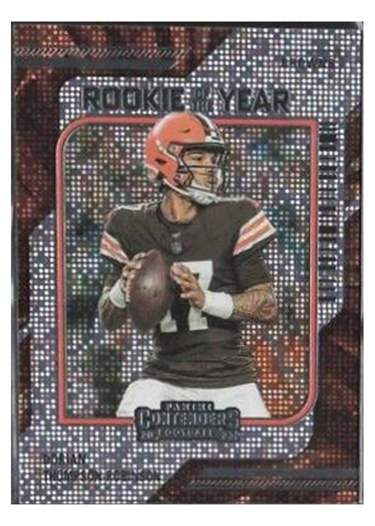 2023 Panini Contenders Rookie of the Year Contenders Dorian Thompson-Robinson #7 card
