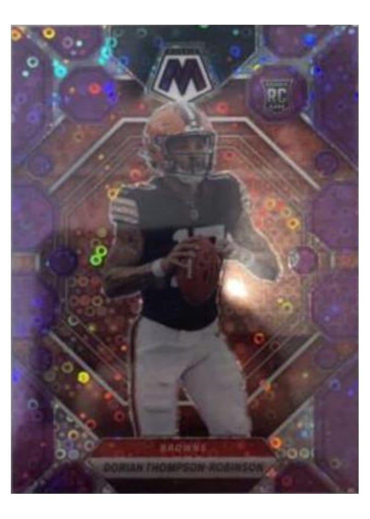 2023 Panini Mosaic Base Set Dorian Thompson-Robinson No Huddle Purple #316 card